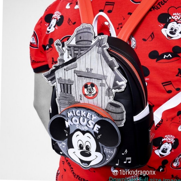 NWT Disney100 Mickey Mouse Clubhouse Mini Loungefly Officially Licensed Backpack - Picture 10 of 15